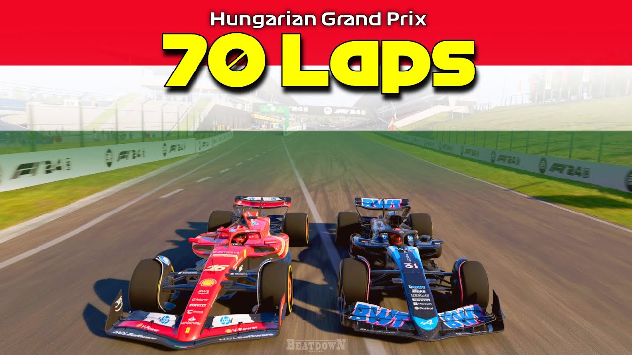 F1 24 - 100% Race Hungary w/ Ocon | #HungarianGP 🇭🇺