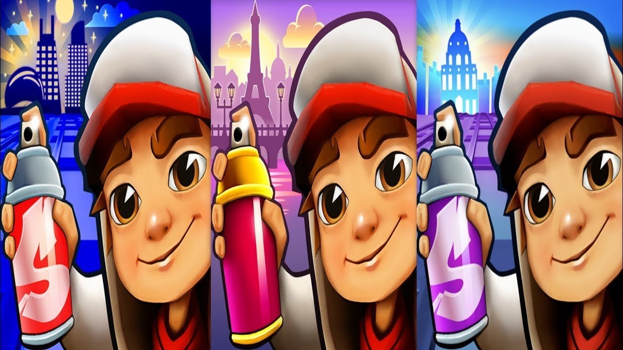Subway Surfers : Chicago 2023 🆚 Paris Valentine's 2021 🆚 Edinburgh 2025 Maps Comparison 
