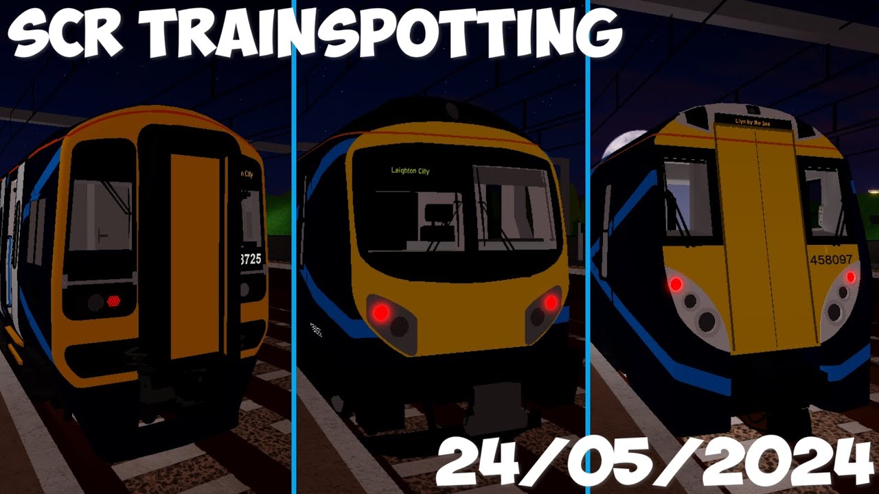 Trains At Faymere 24/05/2024 - SCR Trainspotting - Roblox Stepford County Railway