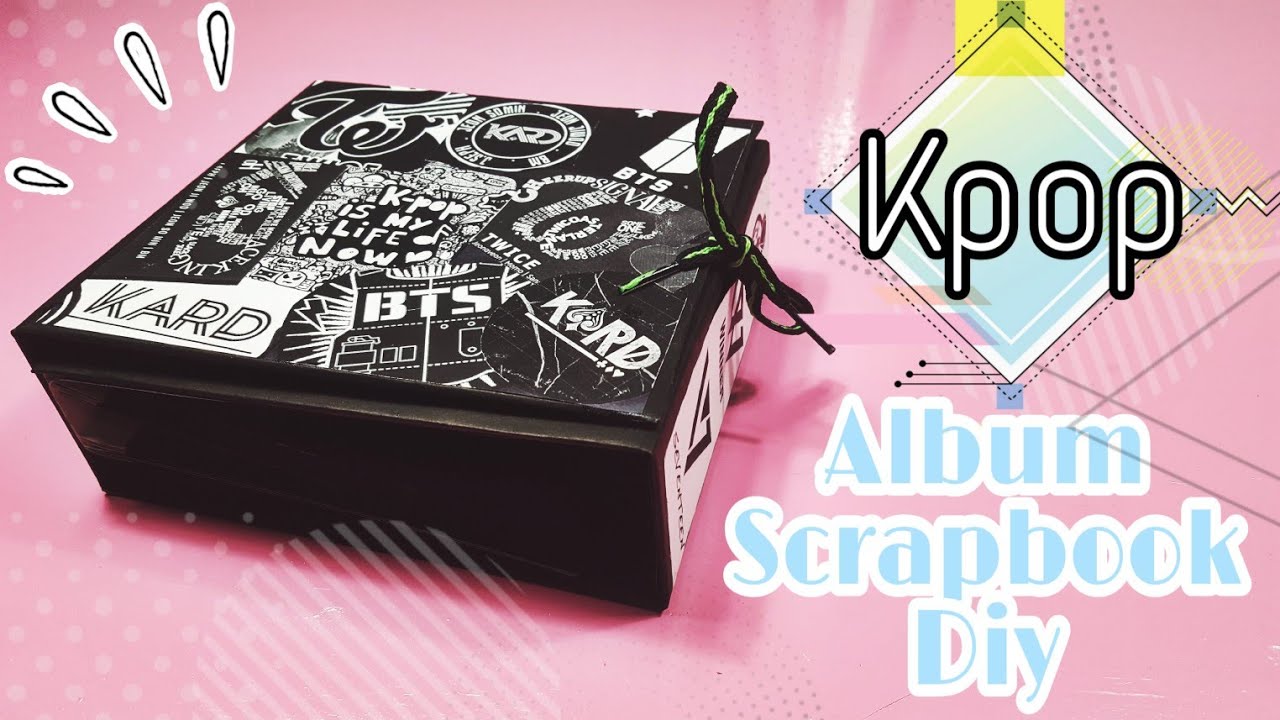 Cómo hacer un ALBUM SCRAPBOOk/ K-pop *DIY* [Primera Parte]