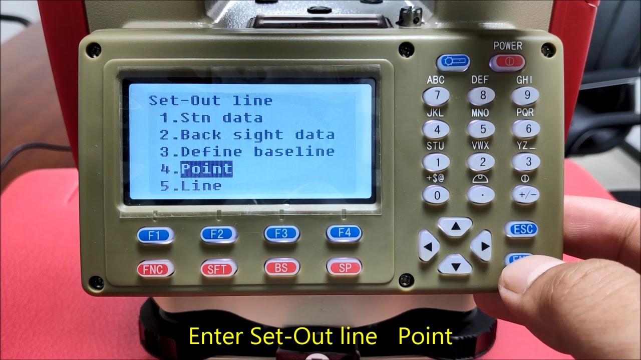 Define Baseline of KTS-442R6LC, Kolida total station, professional survey instrument manufactuer
