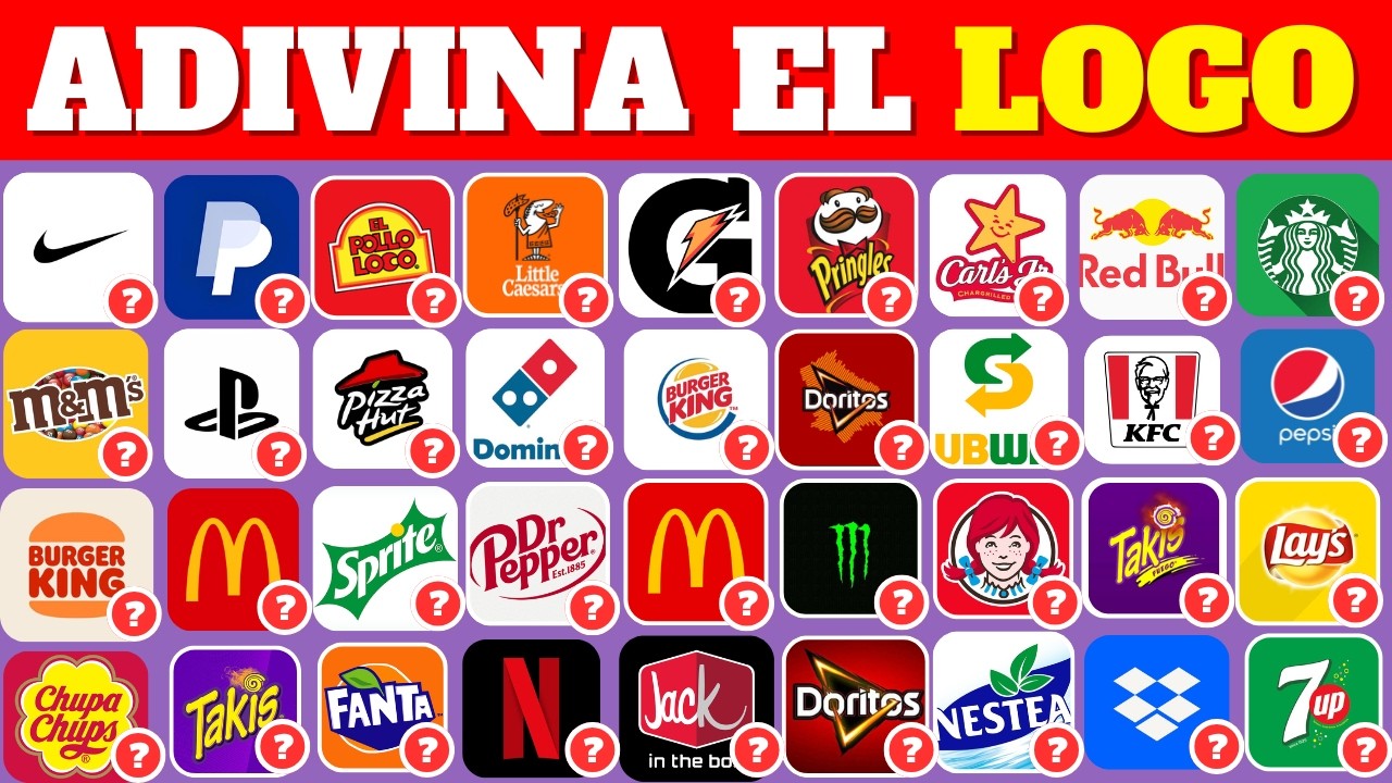 Adivina El Logo en 3 Segundos🤯⏰| 20 Logos Famosos 😱| Quiz De Logos