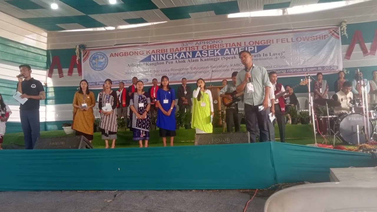 Karjong pulo dakle vang non:2026 AKBCLF worship team.