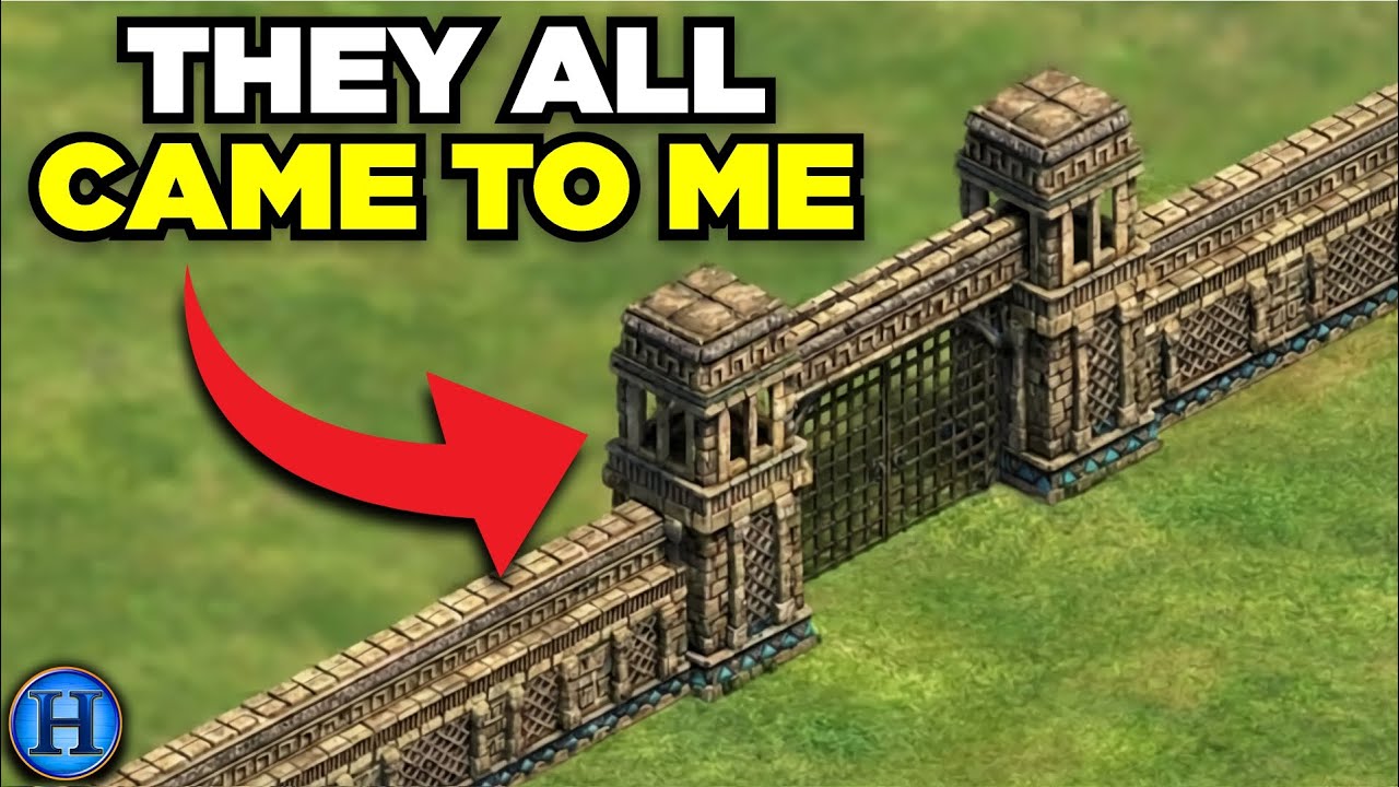 EPIC 4 vs 2 Arabia With Stone Walling Teammate