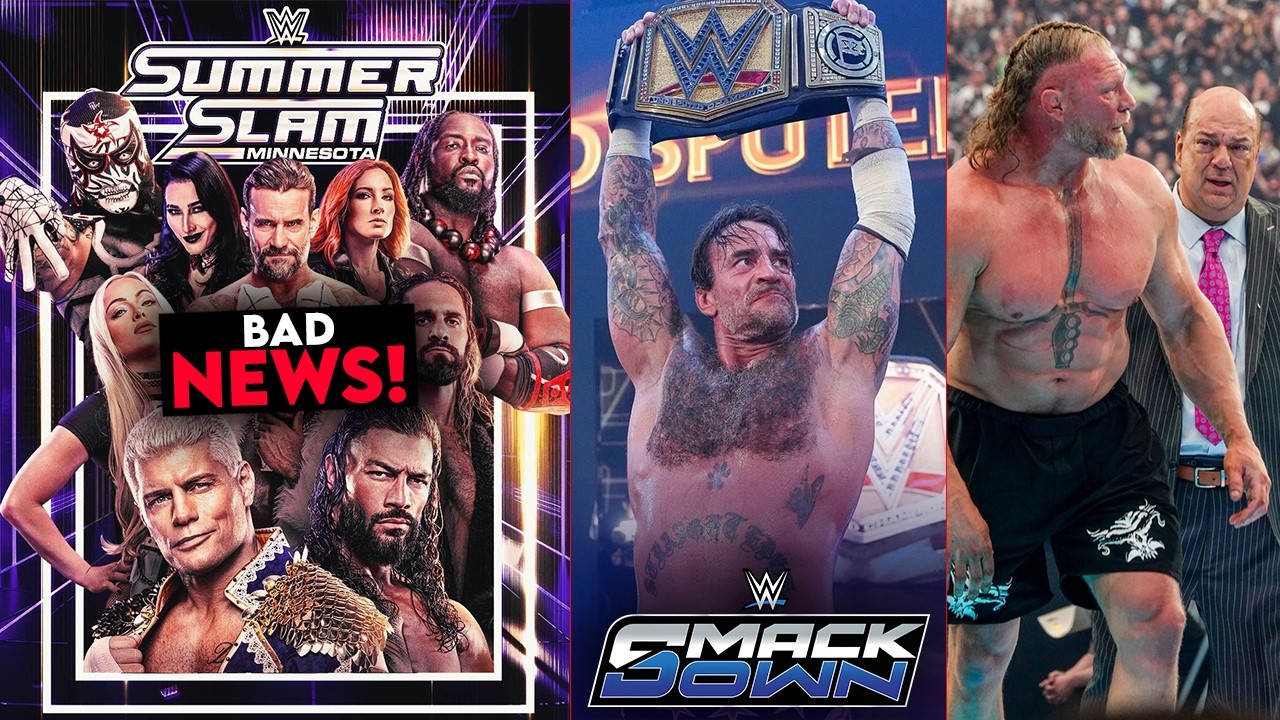 SummerSlam 2026 BAD NEWS 😡 | CM Punk SmackDown PERMANENT, Brock Lesnar | WWE News