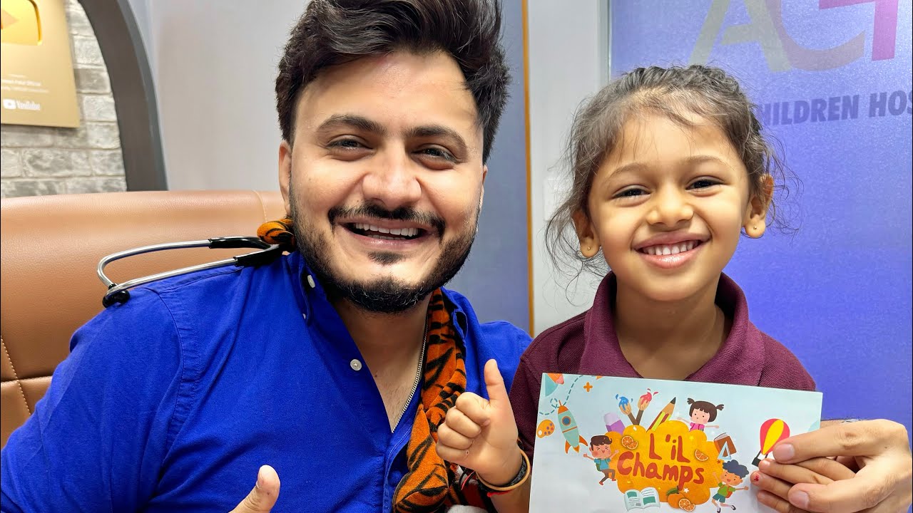 Future superstar.. #drimranpatel #smartkids #cutegirl