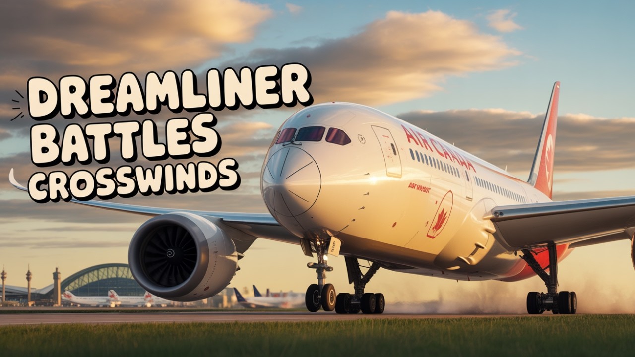 Air Canada Boeing 777 Makes INSANE Landing at Zurich Airport
