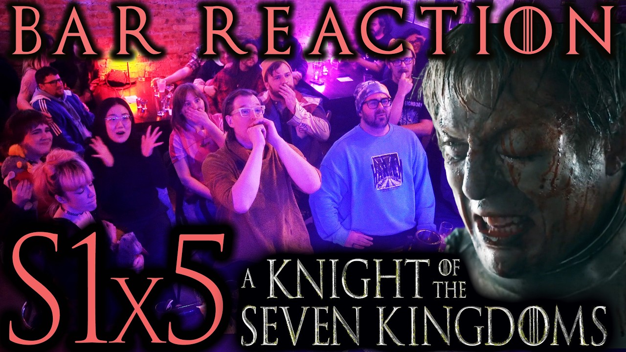 oh no. 😢 A Knight of the Seven Kingdoms S1x5 Bar Reaction!