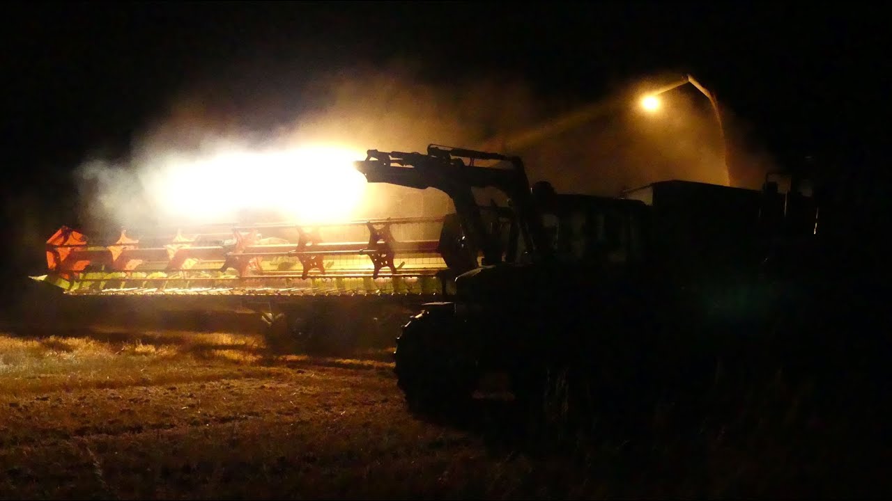 Dreschen bis in die Nacht! /Getreideernte 2022/ Claas Lexion 770 TT/ John Deere, Claas
