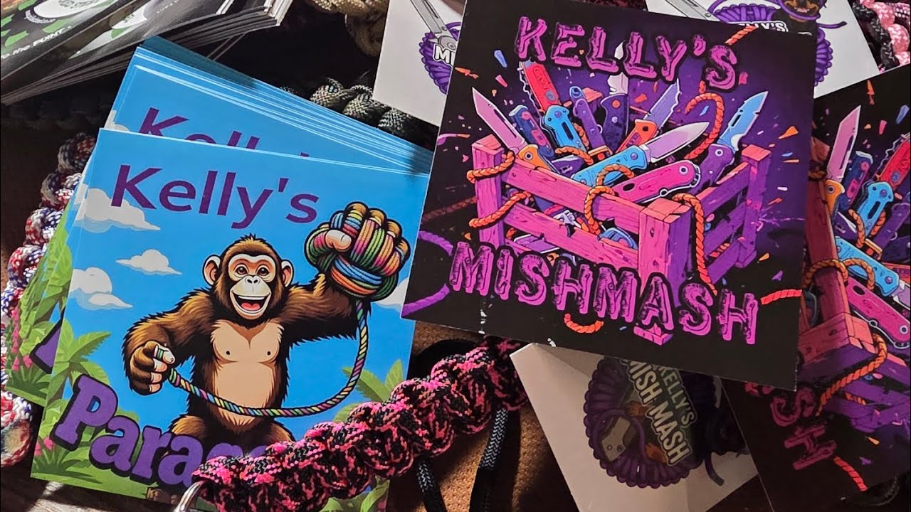 Kellys Mush Mash and Paracord Mega Swag Psck for givaways 