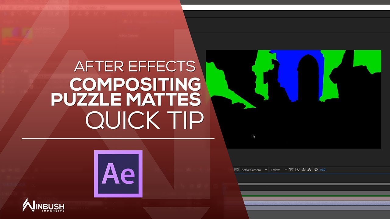 AFTER EFFECTS - Compositing in After Effects with Puzzle Mattes
