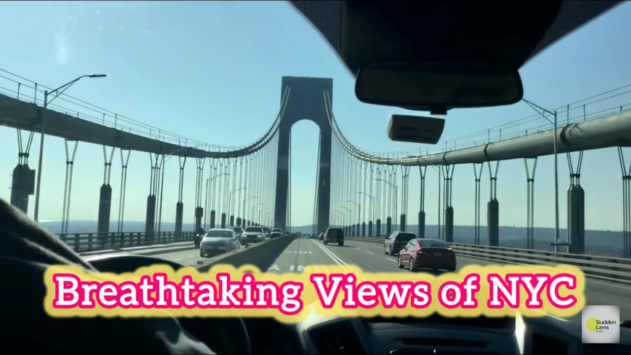 Driving Through New York’s Iconic Highways & Bridges | Stunning Views of NYC