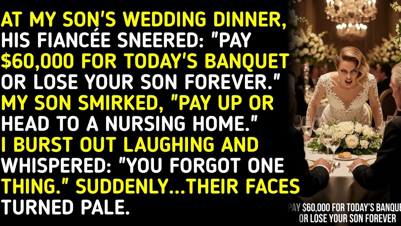 AT MY SON'S WEDDING DINNER, HIS FIANCÉE SNEERED: 