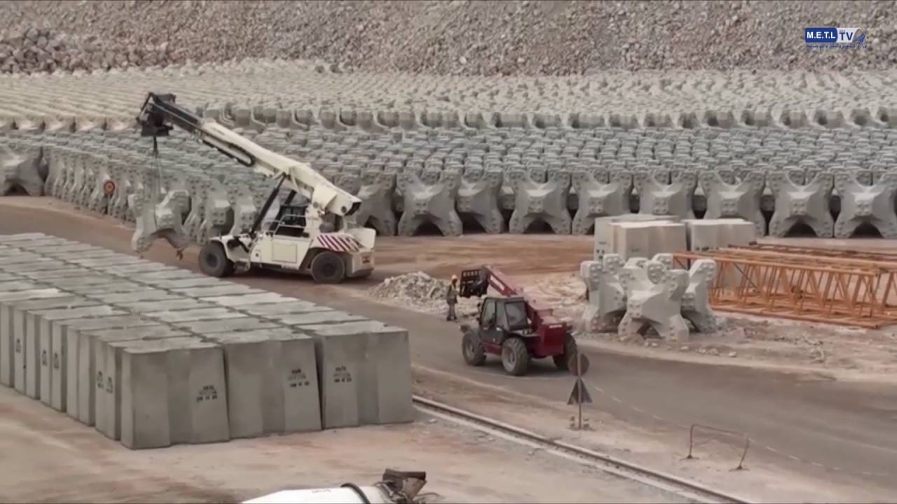 Construction du nouveau port de Safi