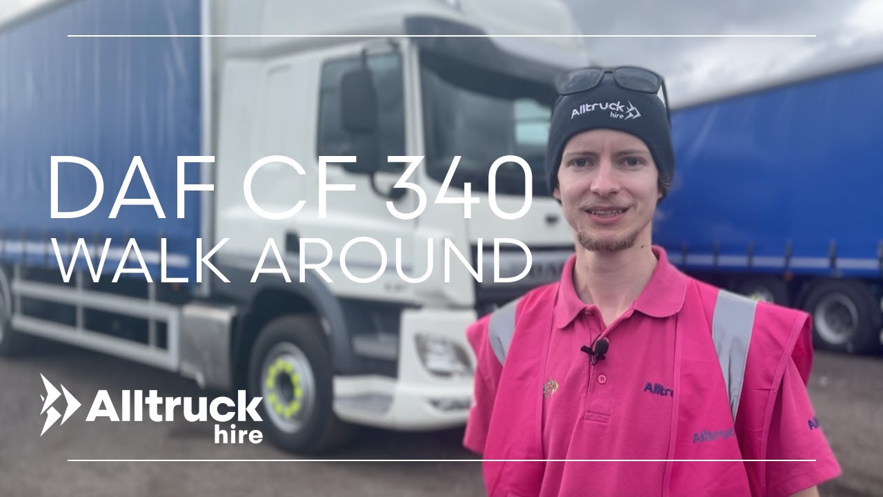 DAF CF 340 26t Walk Around Video - Available for commercial rental - Alltruck Hire