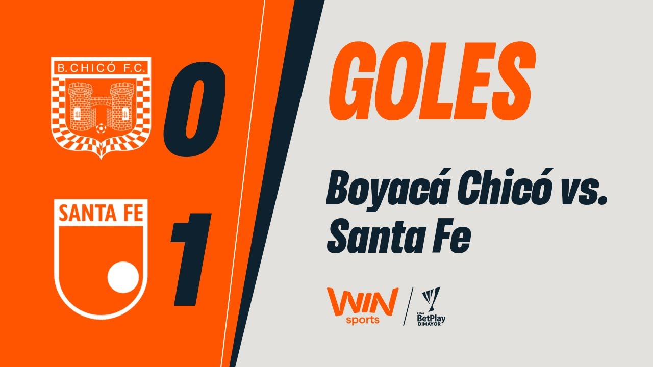 Boyac&aacute; Chic&oacute; vs. Santa Fe (goles) | Liga BetPlay Dimayor 2026-1 | Fecha 4