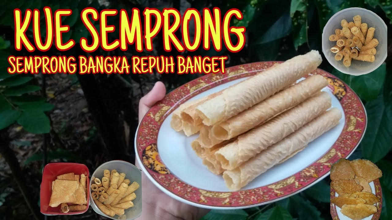 Cara Membuat Kue Semprong Wijen yang Renyah dan Enakk