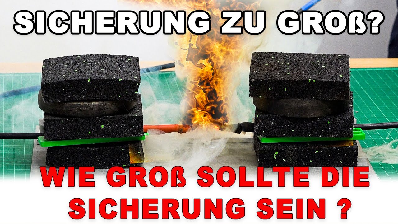 Batterie Sicherung berechnen | Brand PV Anlage verhindern! Welche Sicherung f&uuml;r DC Anlage?