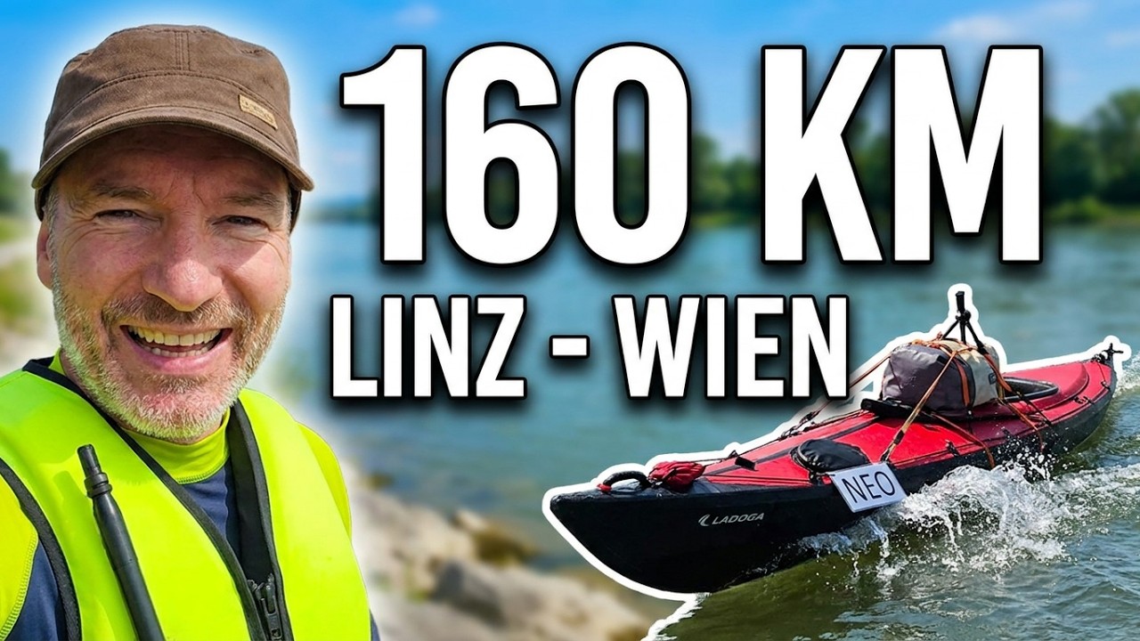 Mit dem Faltboot Triton Ladoga 1 von Linz nach Wien Tag 4/4