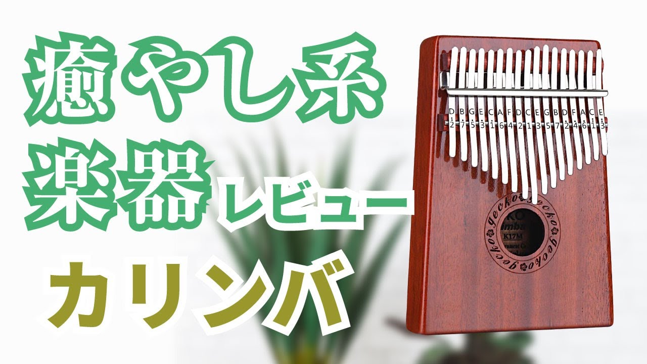 おうち時間に最適の癒やし系楽器「カリンバ」レビュー -GECKO-【初心者　ジブリ  トトロ風の通り道】