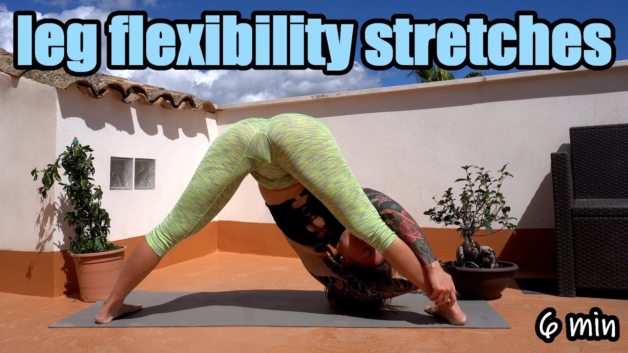 rooftop stretching for the legs // ENGLISH