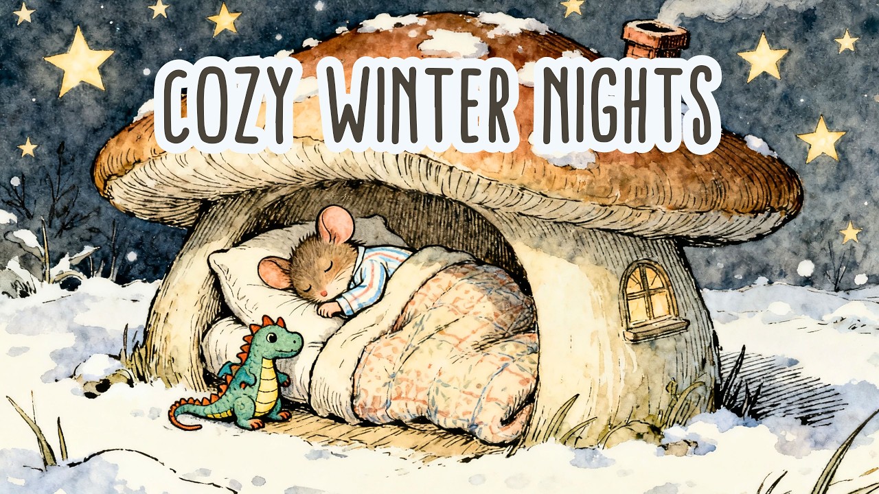 Warm Little Nights ❄️ | Cozy Winter Storybook Music from The Quiet Village