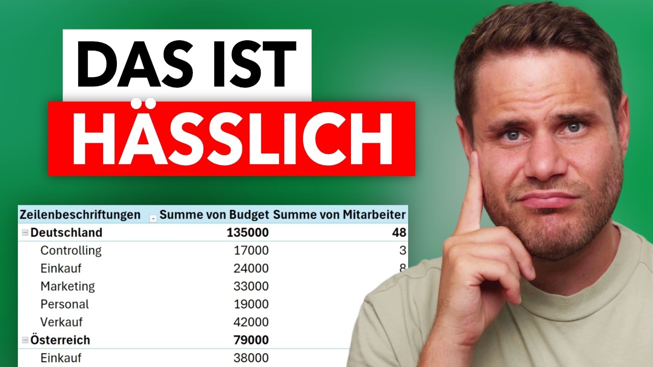 So erstellst du die besten Pivot Tabellen