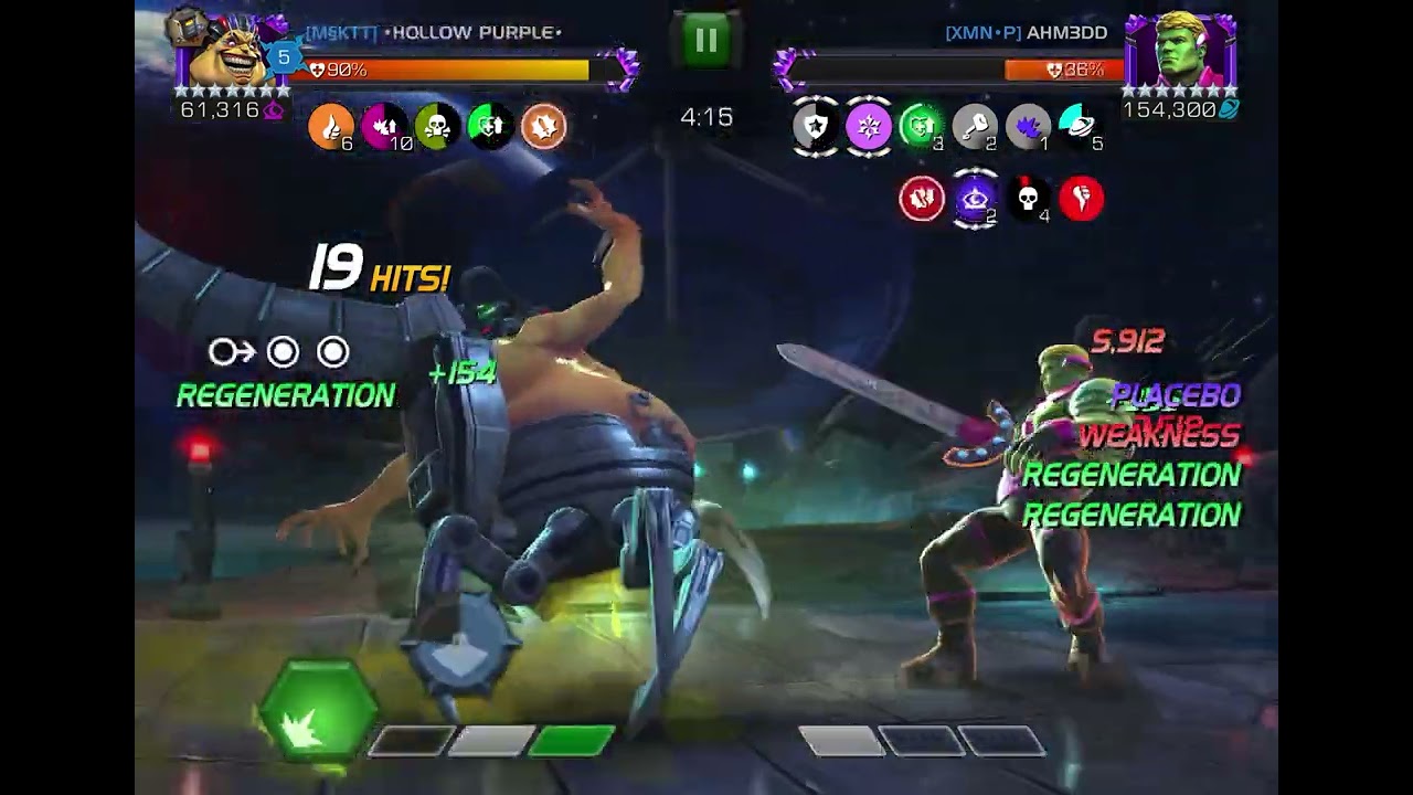 Mojo vs Node 46 Hulkling