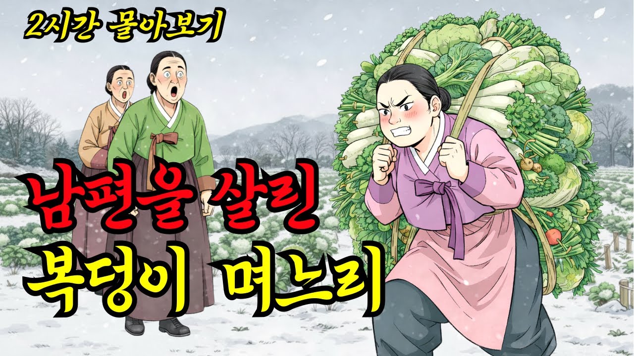 덩쿨째 굴러온 복덩이 과부 며느리, 죽은 줄로만 알았던 남편을 살리다 외 2편 2시간 몰아보기 | 조선 시대 야담, 옛날이야기