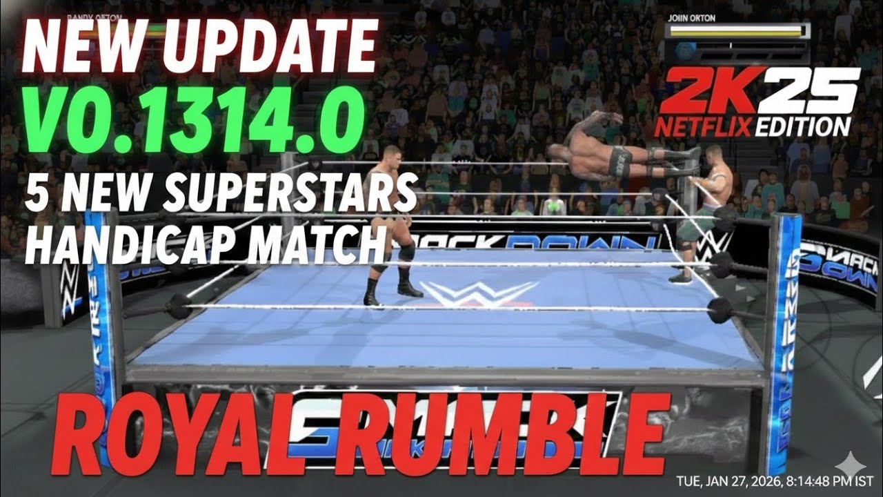 WWE 2K25 Netflix Edition Royal Rumble Gameplay #wwe #wwe2k25 #wweroyalrumble
