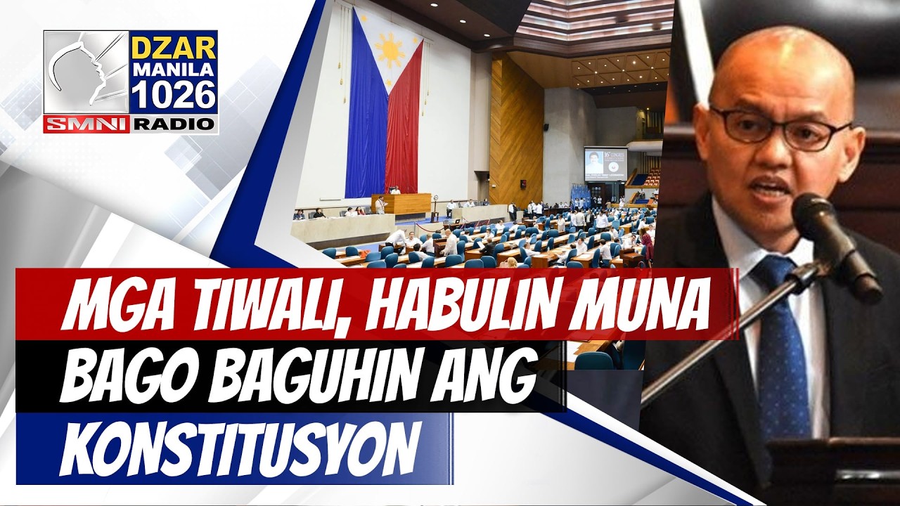 #SMNIRadioNewsblast: Mga tiwali, habulin muna bago baguhin ang Konstitusyon - Justice Leonen
