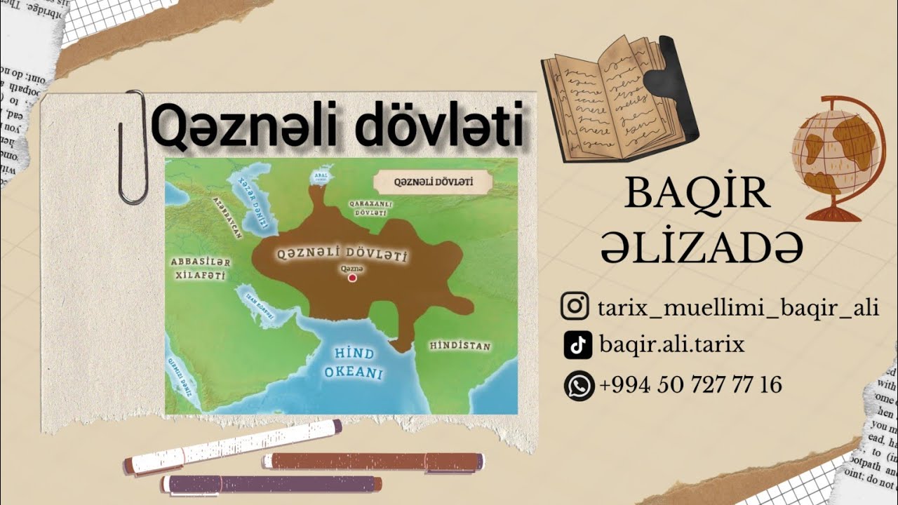 Qəznəli dövləti mövzusunun asan izahı.(2024-cü il)
