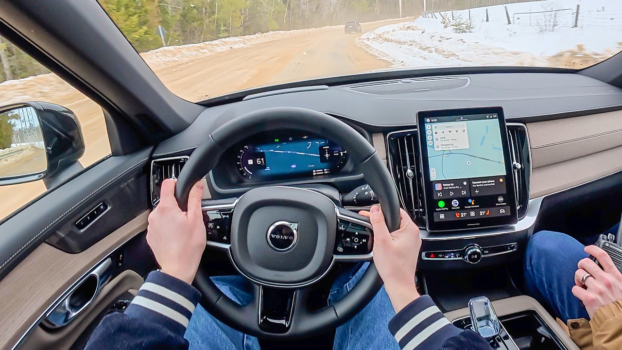 2026 Volvo XC90 T8 - Morning Commute Through The Canadian Wilderness