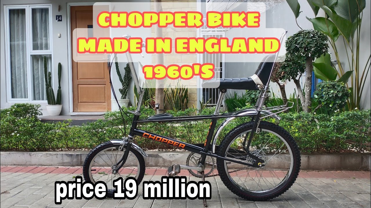 British Made CHOPPER bike for 19 million,  1960's manufacture #bike #chopper #madeinengland