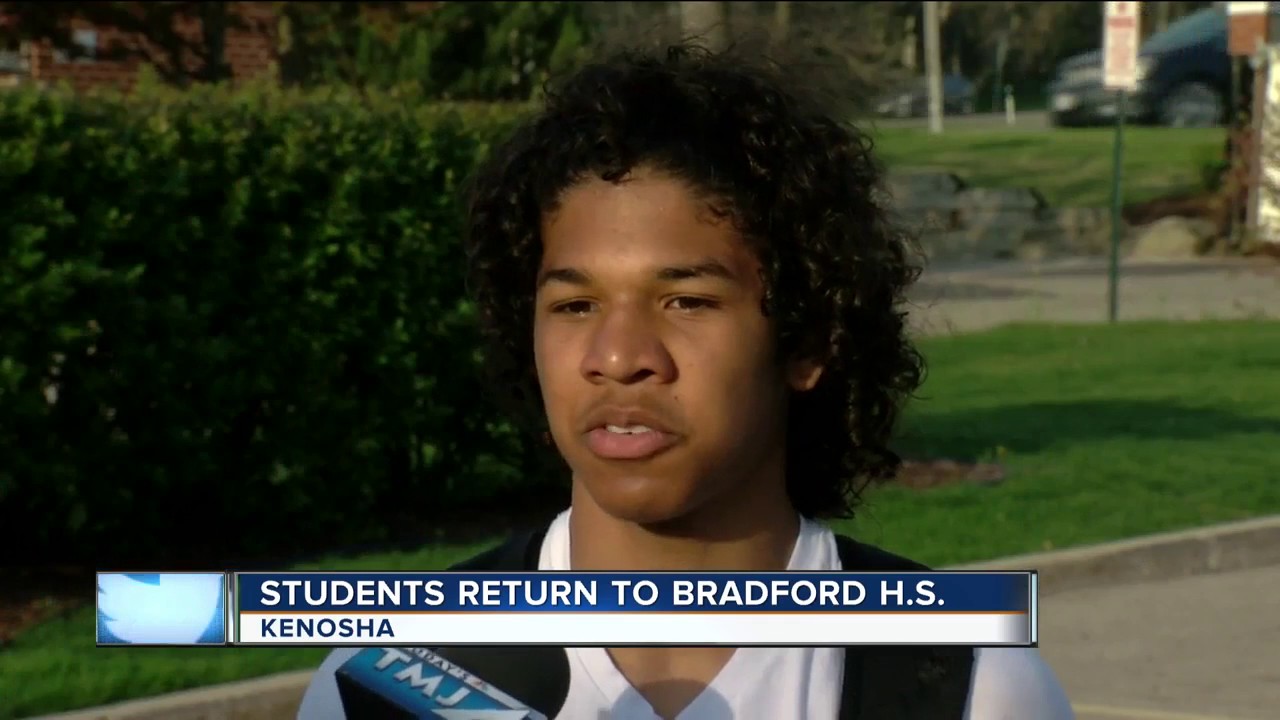 Classes resume at Kenosha's Bradford High School Wednesday following stabbing incident