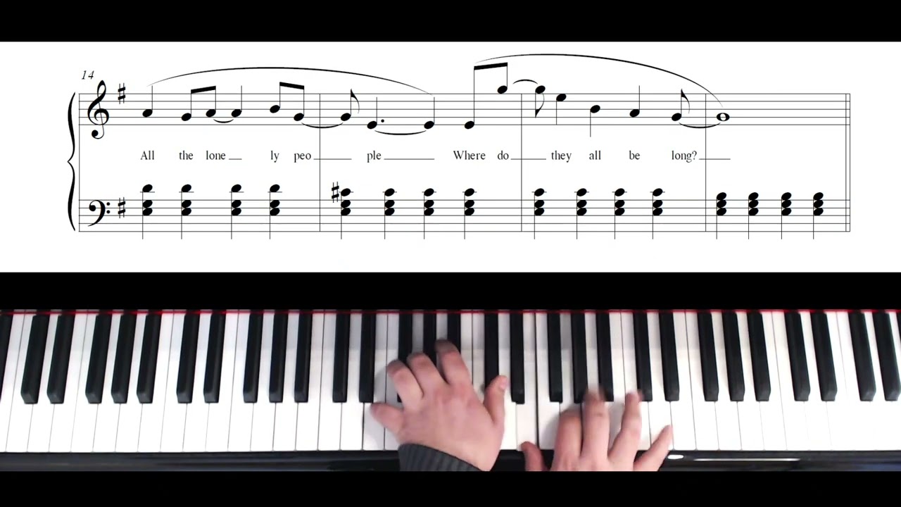 Eleanor Rigby - The Beatles | Piano Cover + Partitura Gratis / Free Sheet Music