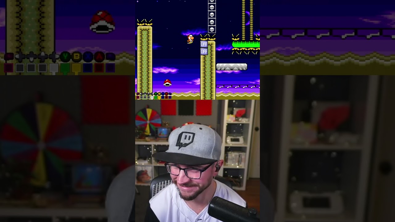 Сложный уровень Kaizo в Sakaya Sanctuary во второй день Subathon!