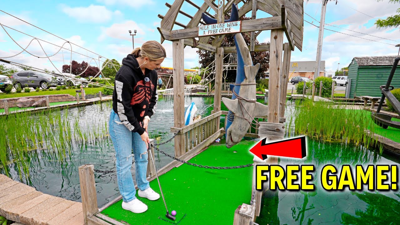 This Mini Golf Course Really Surprised Us! - Win FREE Game!
