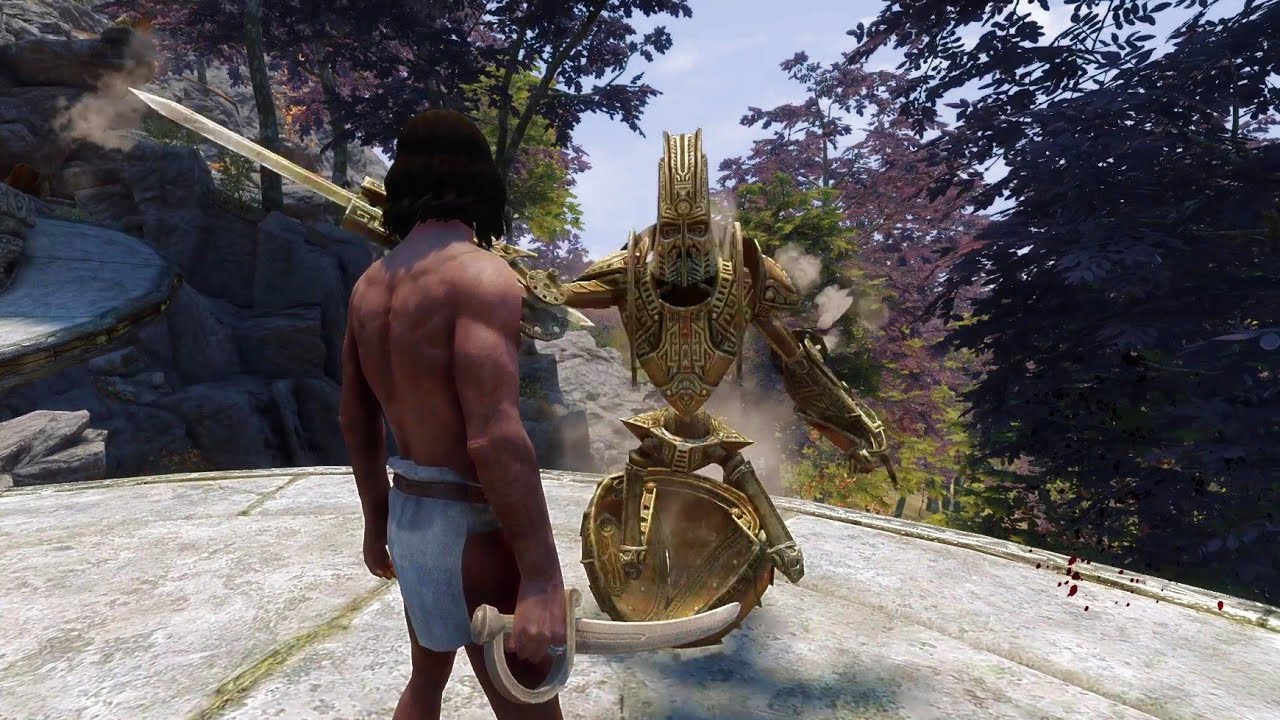 Skyrim you don't need stupid dodge roll mods