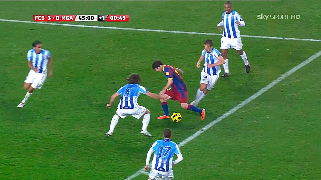 Lionel Messi vs Malaga (Home) 2010-11 English Commentary HD 1080i50