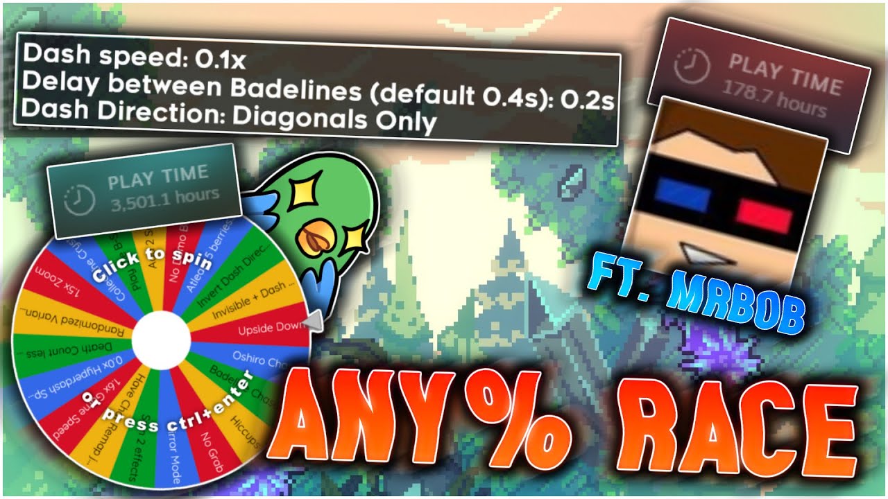 Celeste Speedrun Race but with a Twist... | Pro vs Average Joe