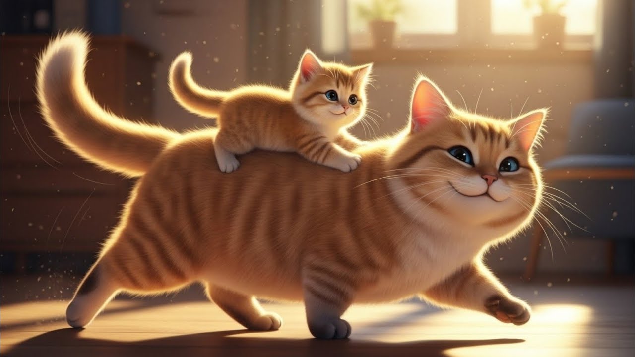 A Mother Cat Teaches Her Kitten a Life Lesson 🐾 | Heartwarming Cat Family Story
