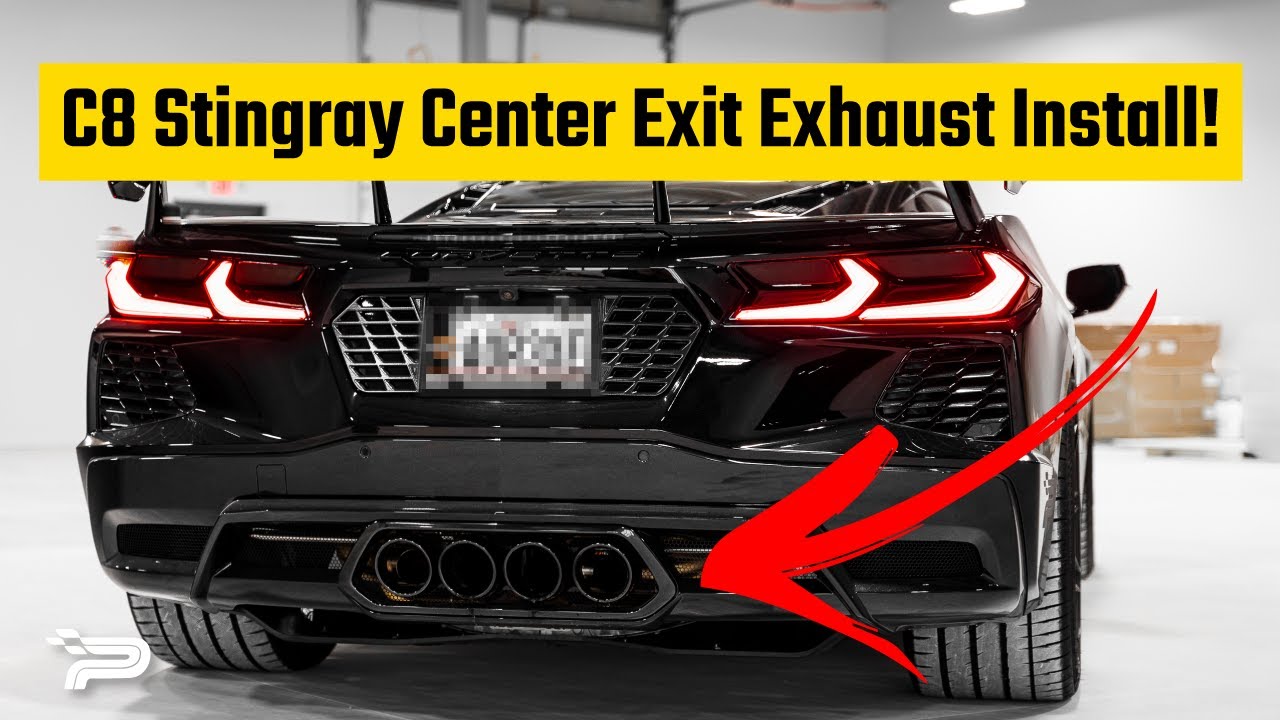 C8 Corvette Stingray/E-Ray Center Exit Exhaust Conversion Install!