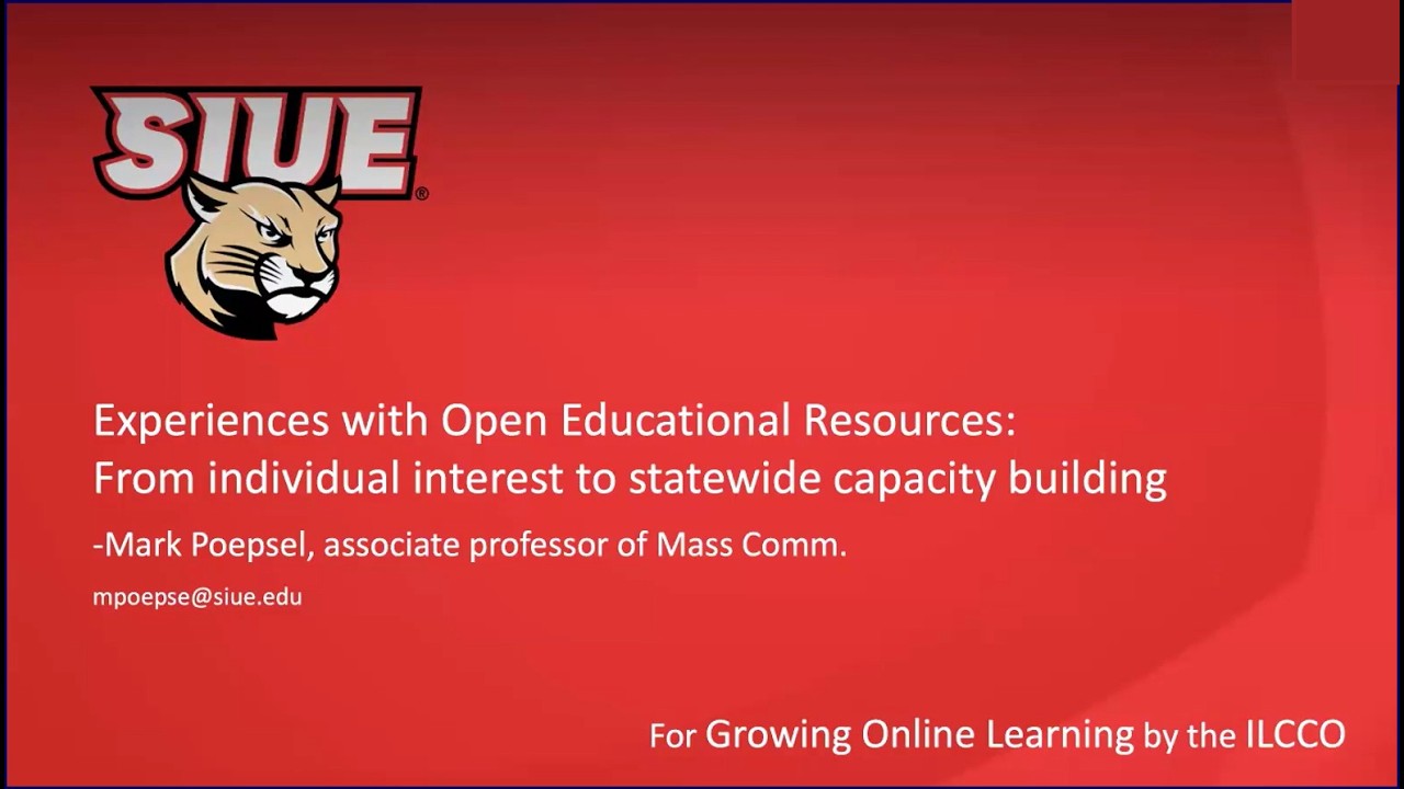 Partnering with the SIU Press to Grow OER Capacity for Illinois