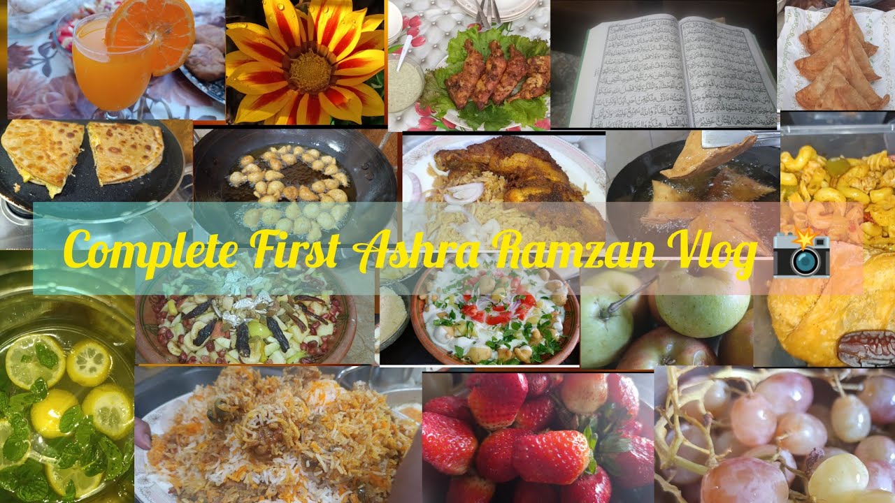 Complete First Ashra Vlog 📸/Ramzan Mubarak to all Muslim Ummah 🧕🏻👳🏻‍♀️ @Bushra-JourneyofFlavours 