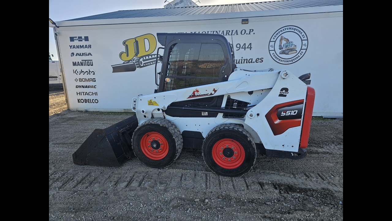 MINI PALA CARGADORA BOBCAT S510 2022 EN PRUEBA