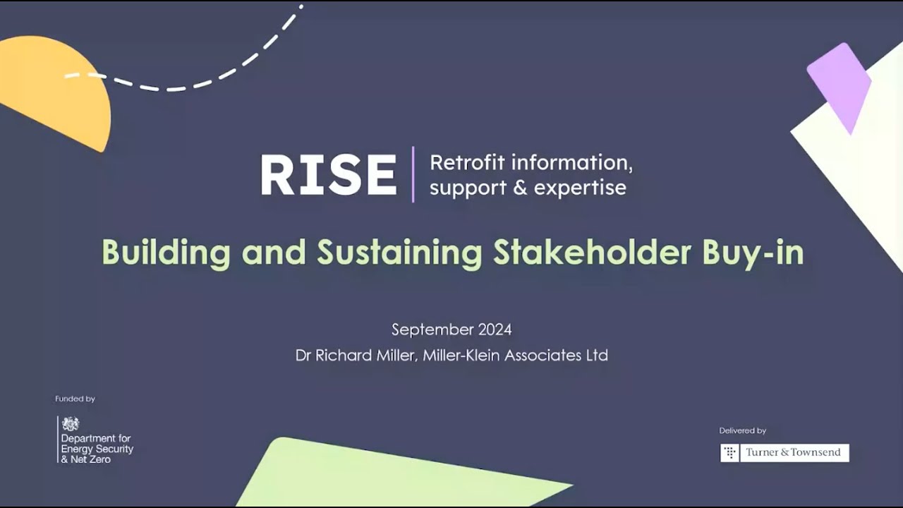 Building and Sustaining Stakeholder Buy In | RISE Masterclass