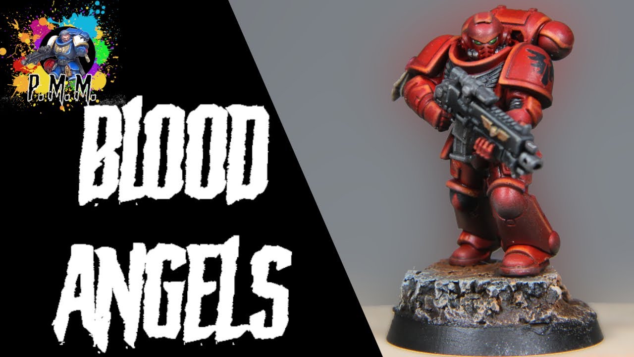 PAINTING MY MARINES - BLOOD ANGELS - Comment peindre un intercessor Blood Angel ?