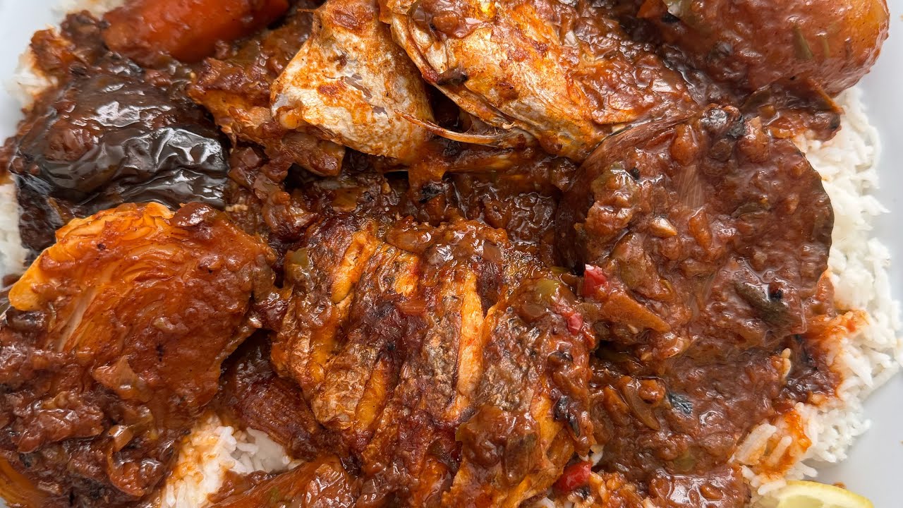 Thiou Jen bu saf #food #gambia #senegal #cooking #foodie #recipe