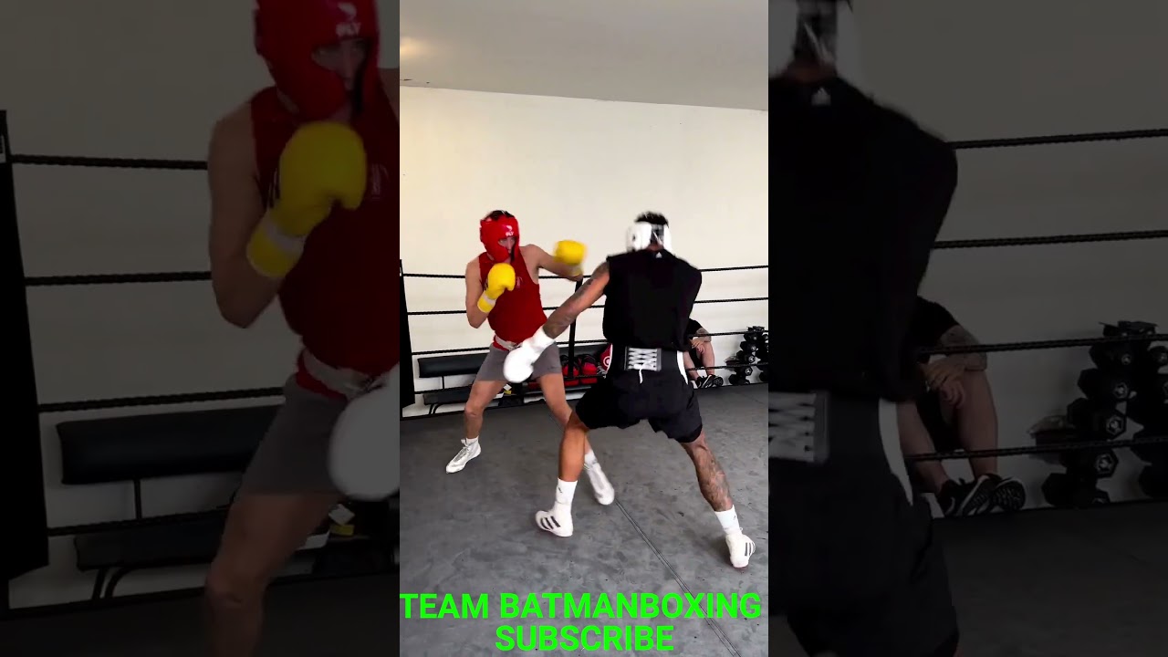 BEN WHITTAKER SPARRING LANDING SOME NICE SHOTS
